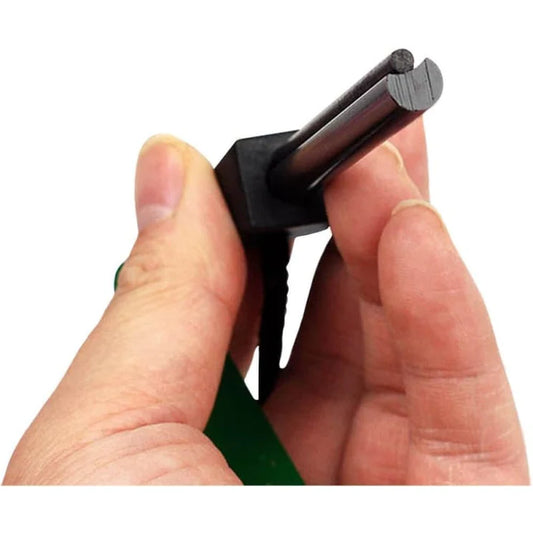 Survival Flint Rod with Metal Knife Rod