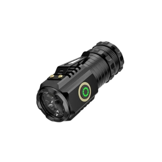 Torch 3x Led Mini Super Bright Rechargeable Flashlight USB 5000 Lumens Magnetic