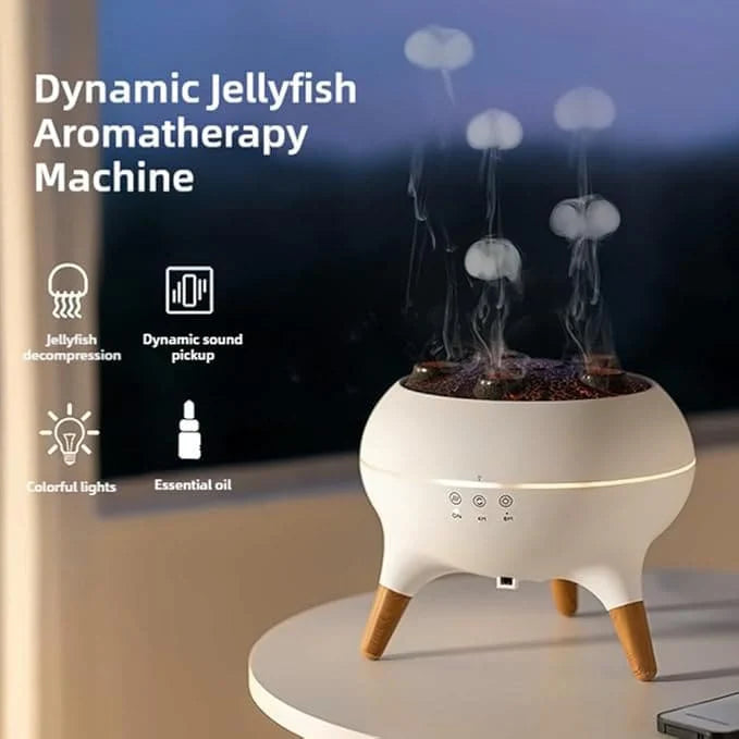 Aromatherapy Humidifier with 7-Color Lights & Remote Control – 250ml Capacity