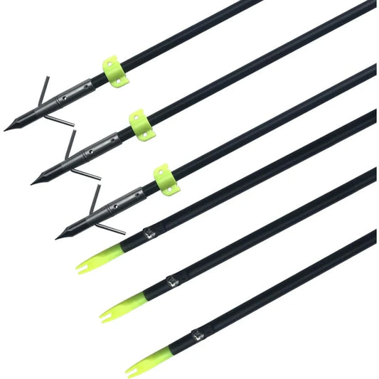 3 Pce Bowfishing Arrows and Fishing broadheads
