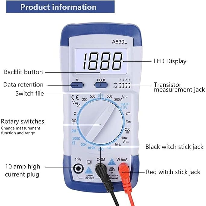 90W Digital Soldering Iron kit with Multimeter