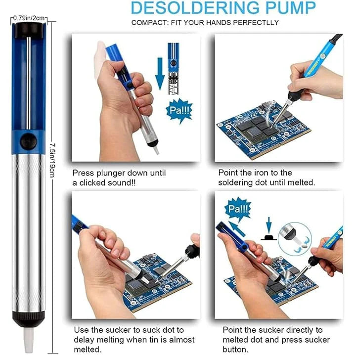 90W Digital Soldering Iron kit with Multimeter