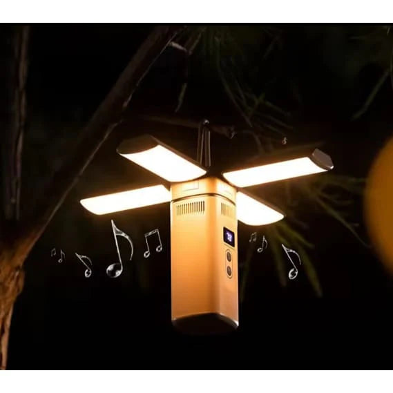 Smart Power Bank Bluetooth Speaker Outdoor Hanging Camping Light