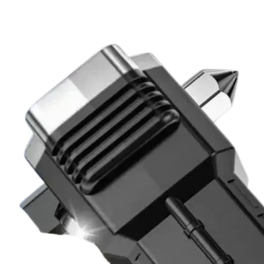 Super Bright LED Torch with Safety Hammer and Strong Magnet Side Light